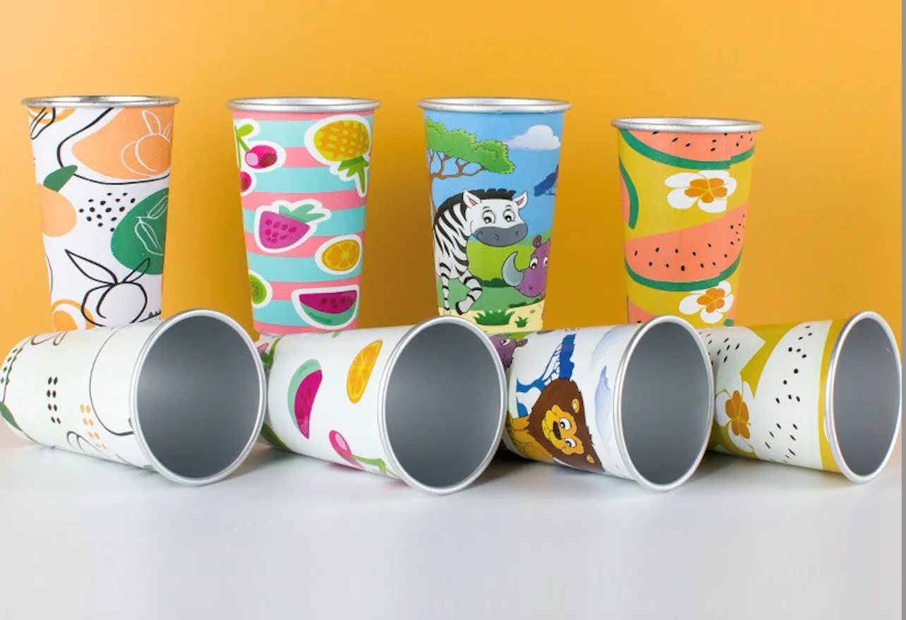 Color Changing Aluminum Cup