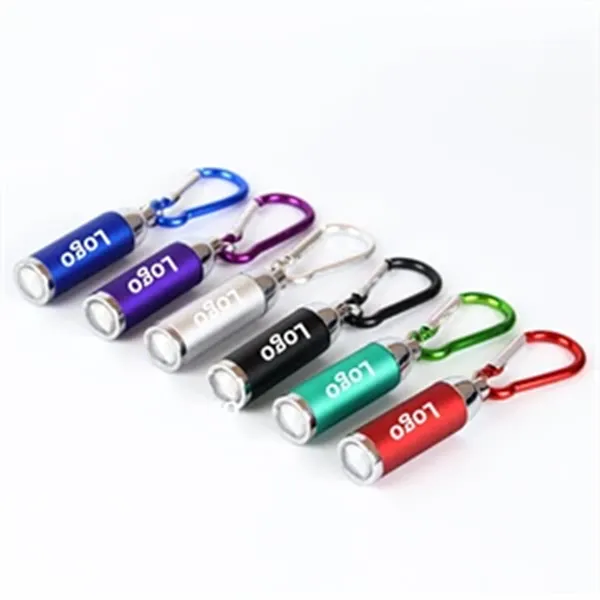 Flashlight with Hook Carabiner
