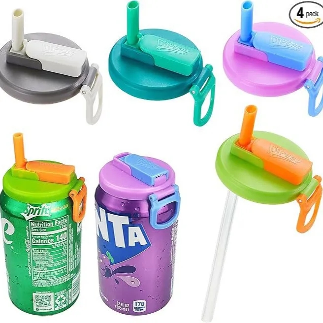 Can Covers with Straw