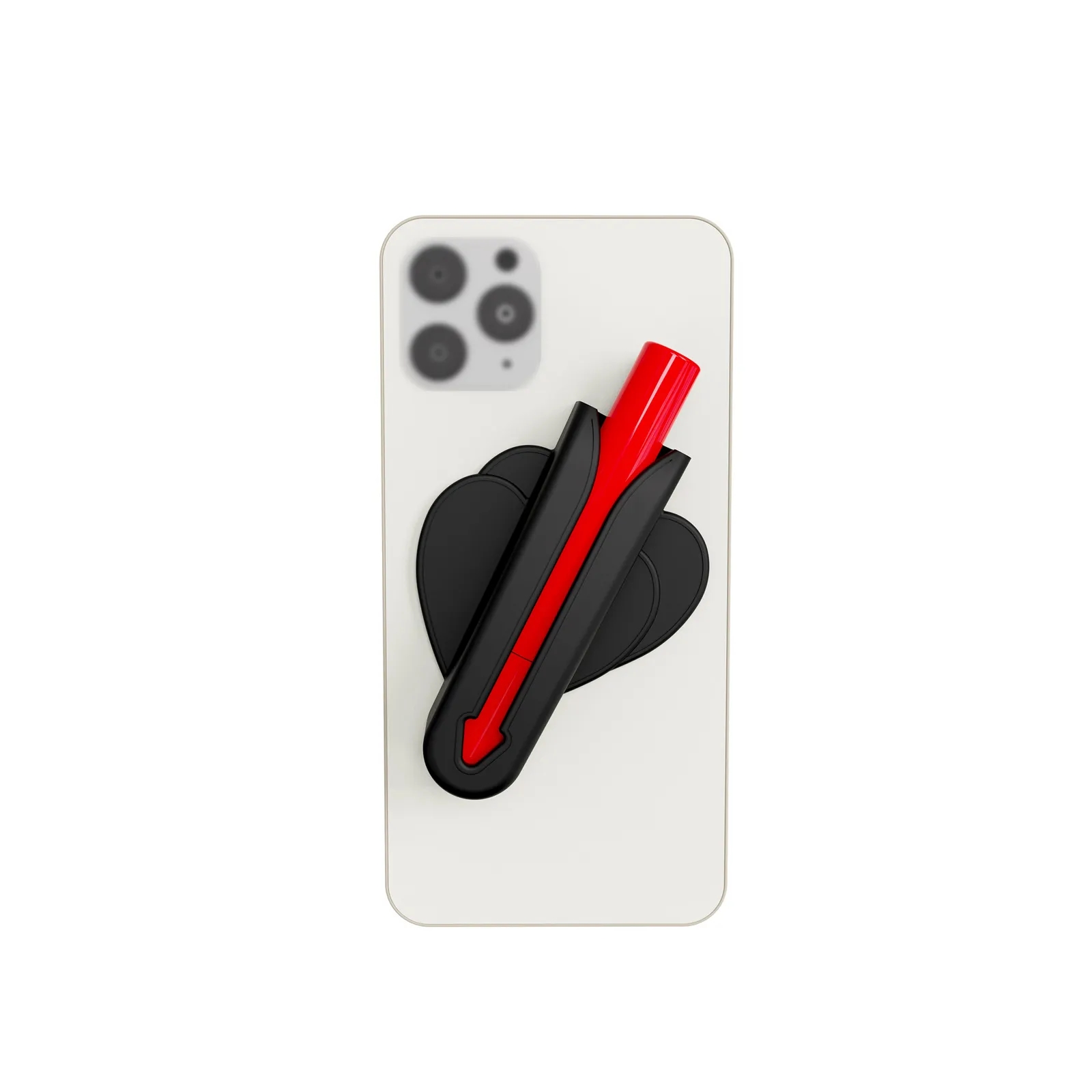 Silicone Lipstick Phone Holder
