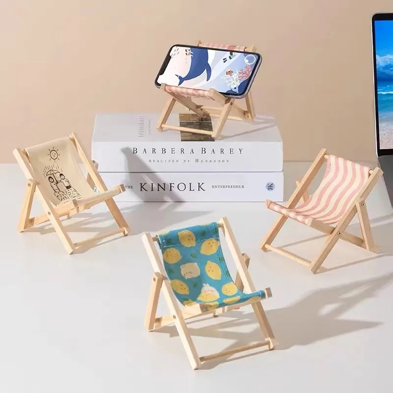 Mini Beach Chair Phone Holder