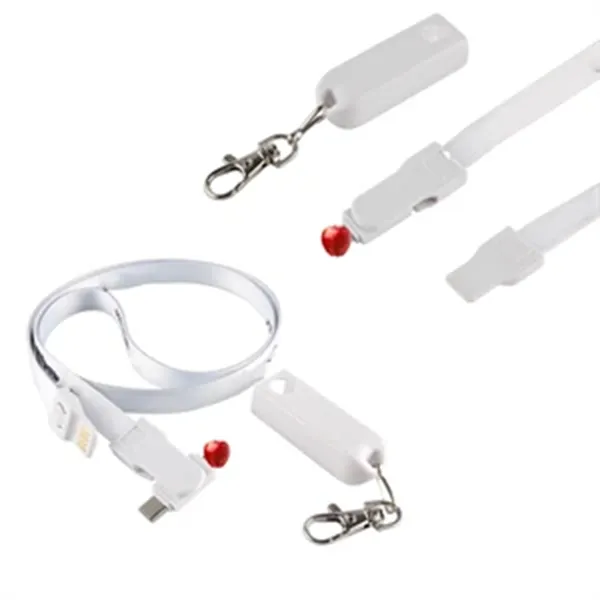 3 in 1 USB Cable lanyard