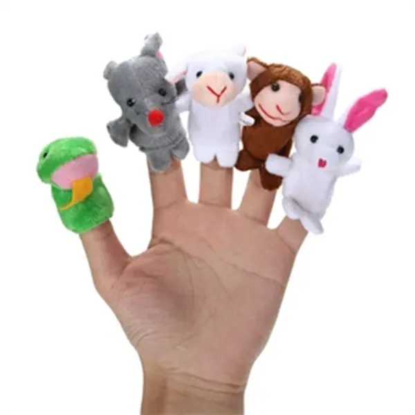 Cartoon Finger Puppet Plush Toys Doll