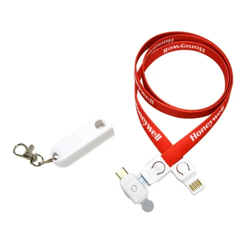 2-in-1 charging cable lanyard
