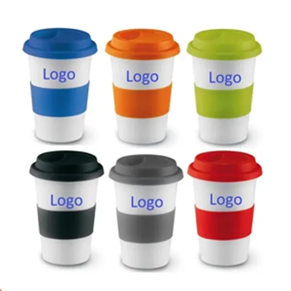 16oz tumbler with silicone sleeve and lid